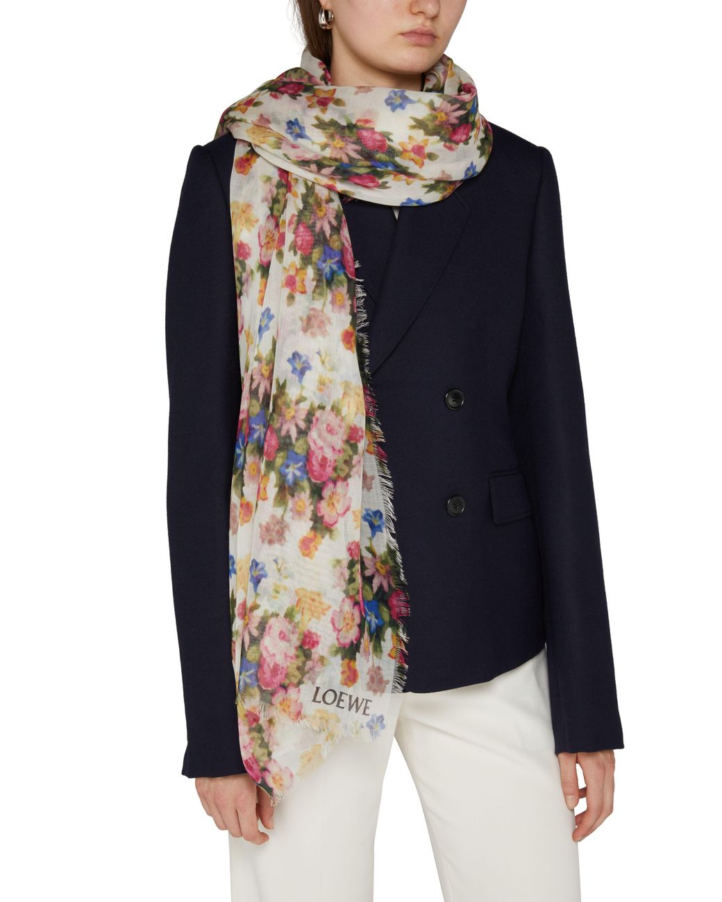 Loewe Cashmere And Silk Scarf Lyst