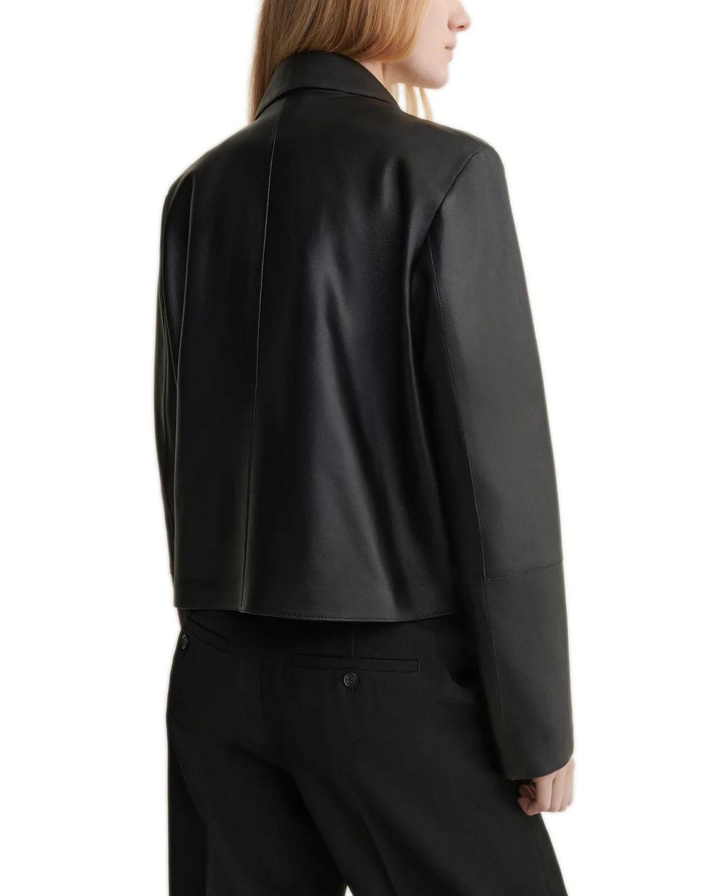 Arma Black Emy Lamb Leather Jacket