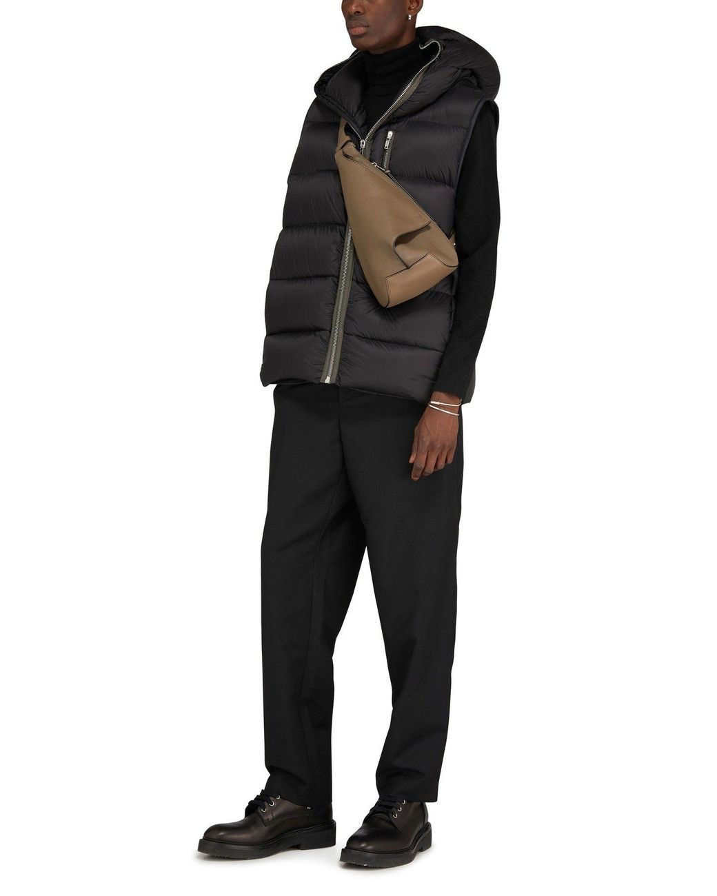 Rick Owens Gimp Puffer Jacket in Black for Men | Lyst