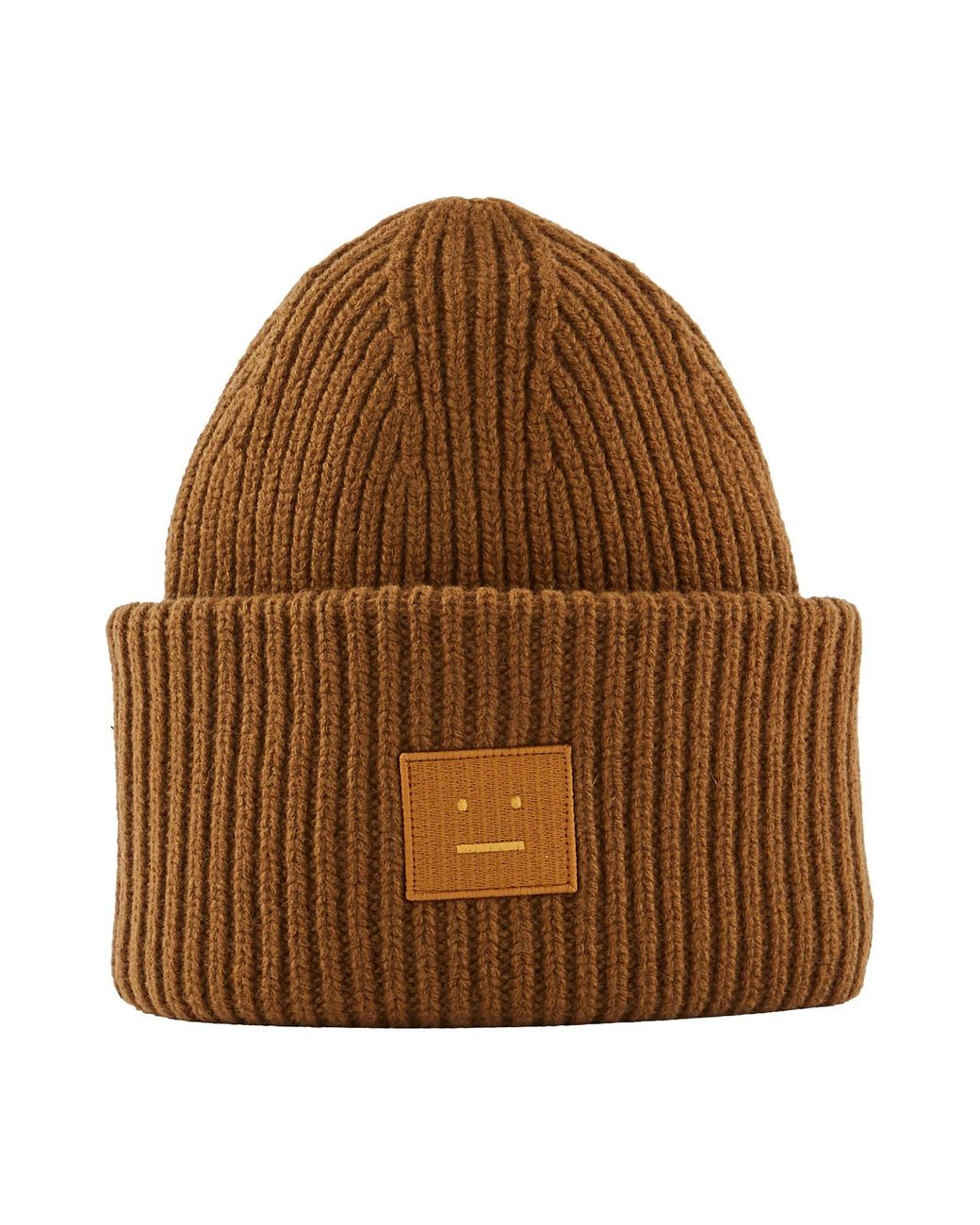 Acne Studios Pansy Beanie in Caramel 