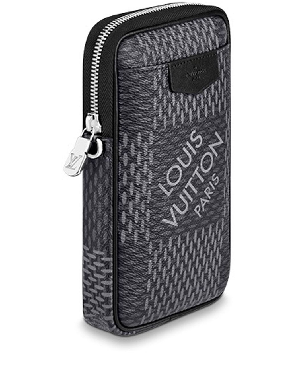 iPhone 11 Pro Max Personalised Black Saffiano Leather Trunk Phone