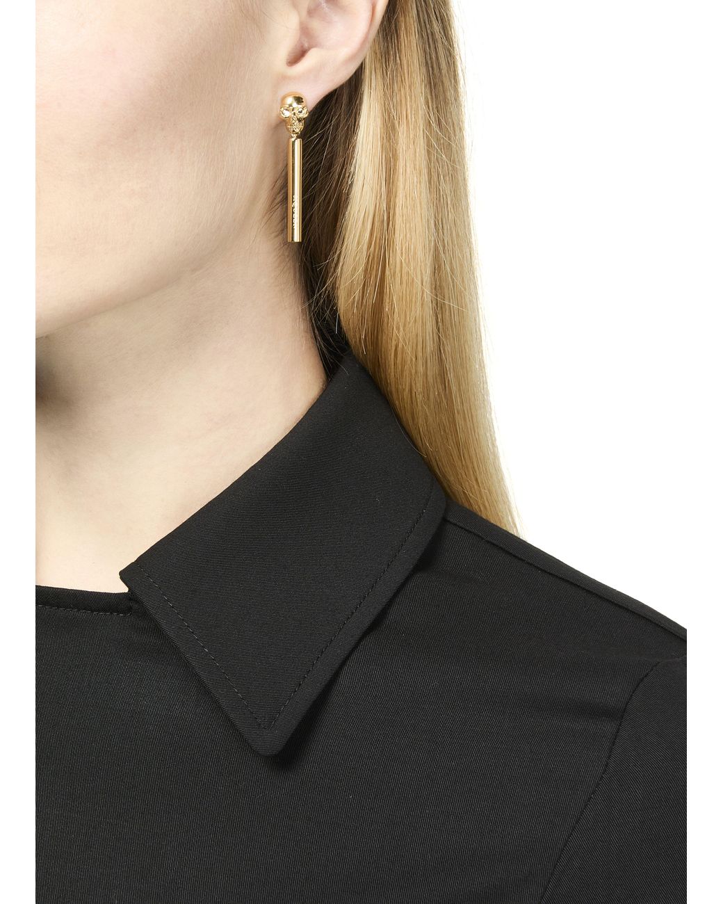 ピアス ALEXANDER MCQUEEN SKULL BAR EARRINGS Alexander McQueen Skull bar earrings | mytheresa | REVERSIBLE