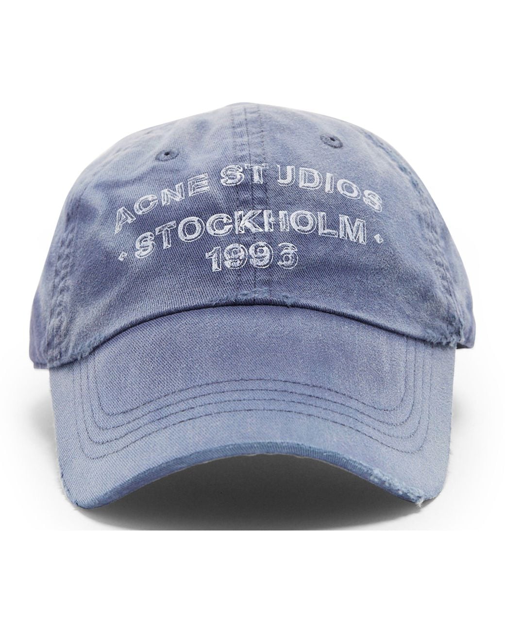 Acne Blue Basecap Mit Logo