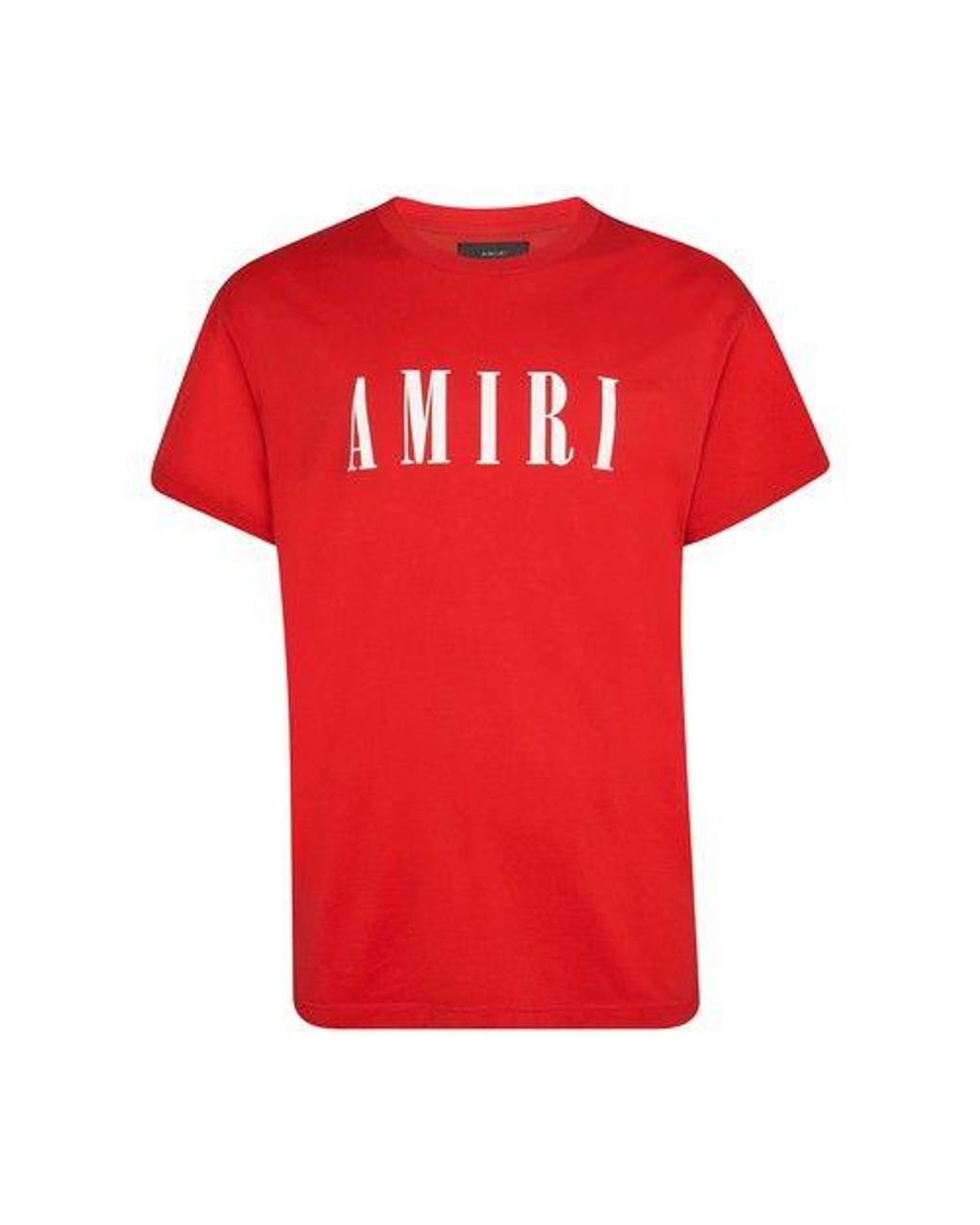 Amiri Logo T-shirt in Red