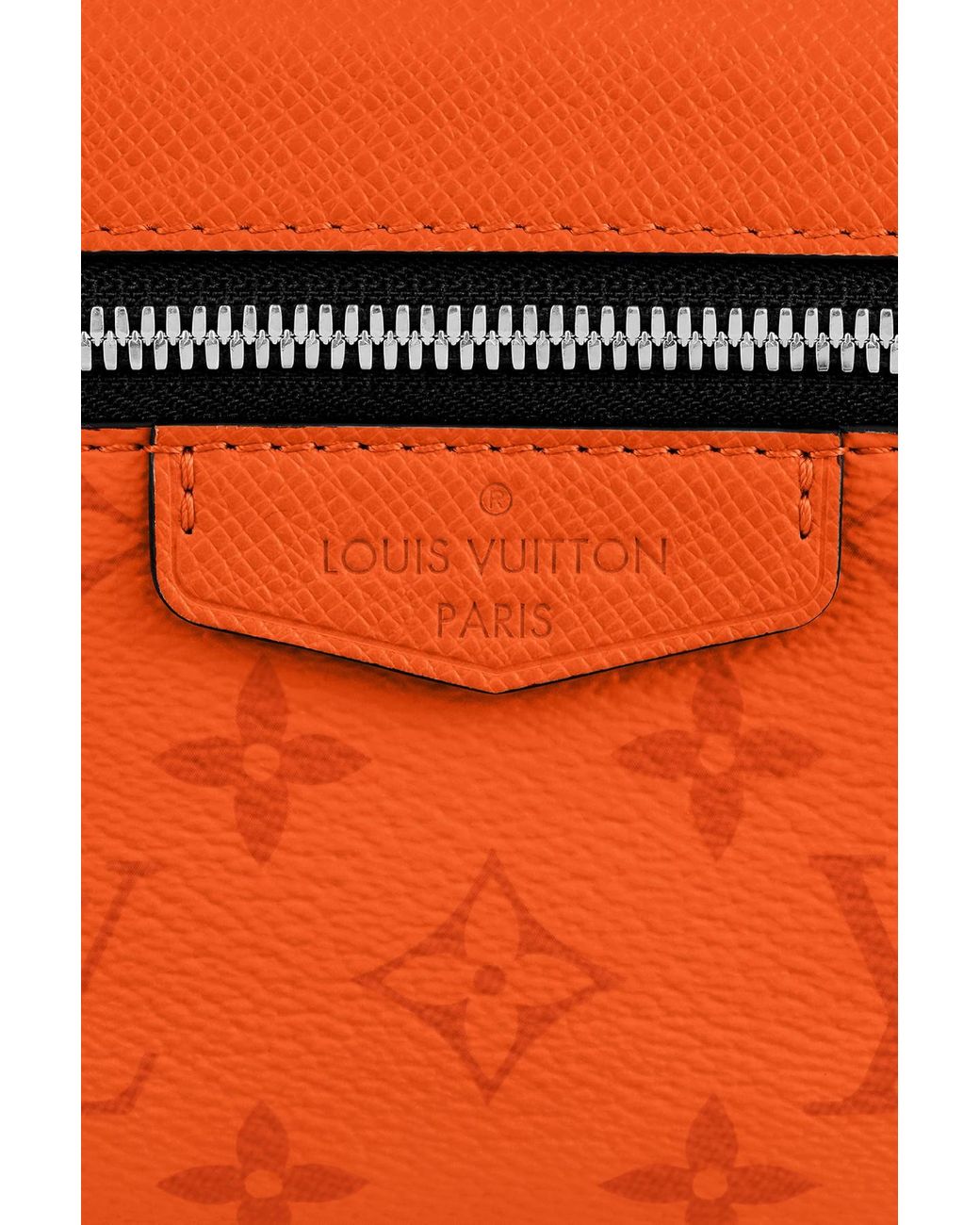 LOUIS VUITTON Outdoor Bumbag Taiga Leather Orange