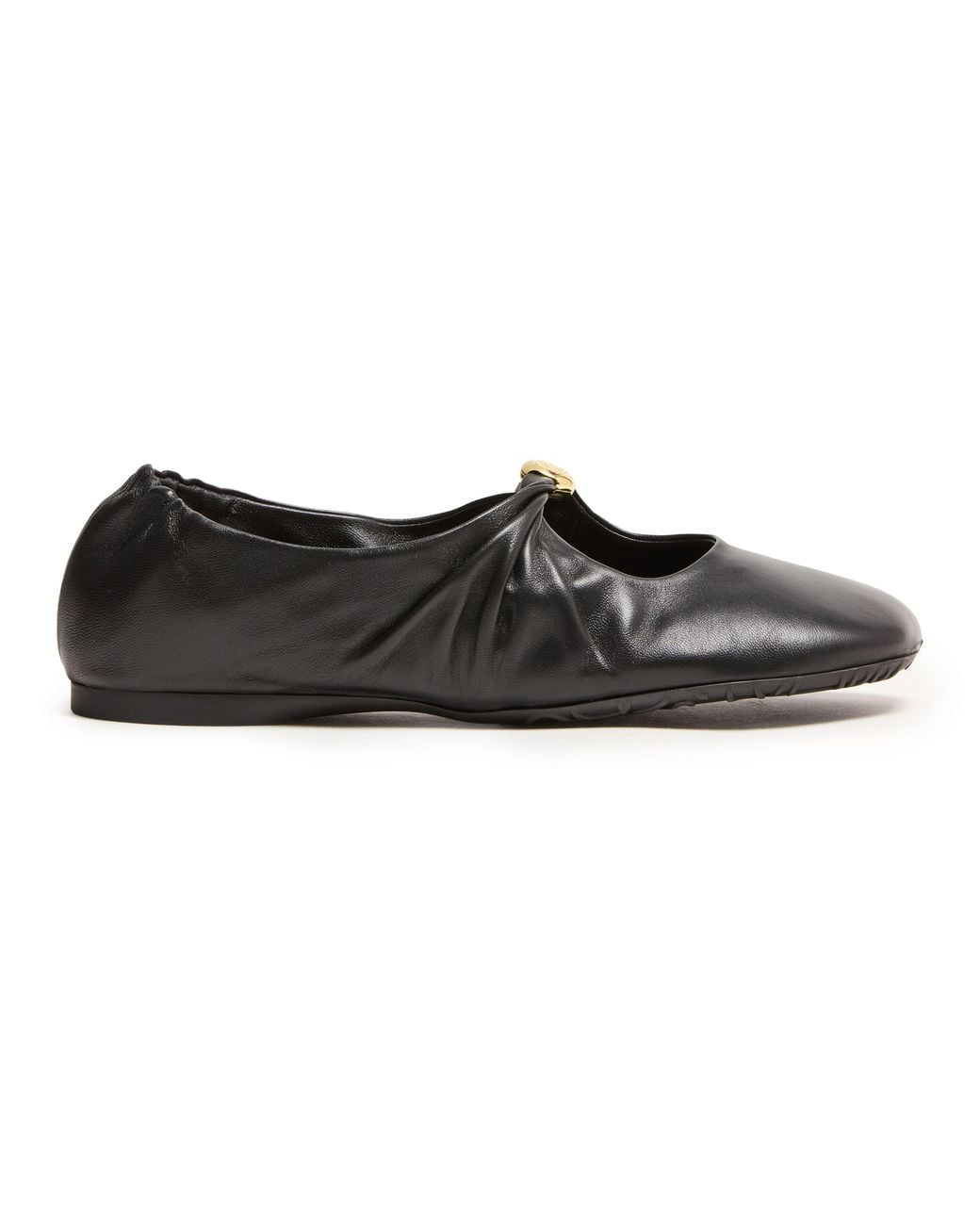 Loewe Black Pebble Soft Ballerinas