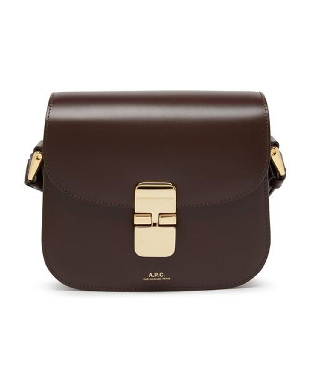 A.P.C. Grace Mini Bag in Brown Lyst Australia