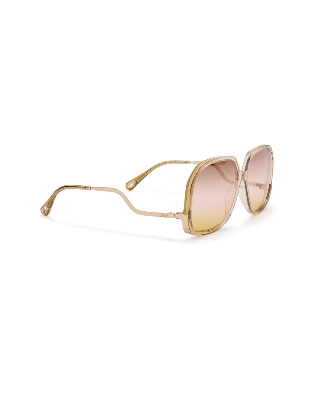Chloé Pink Sonnenbrille Chloé Wavy