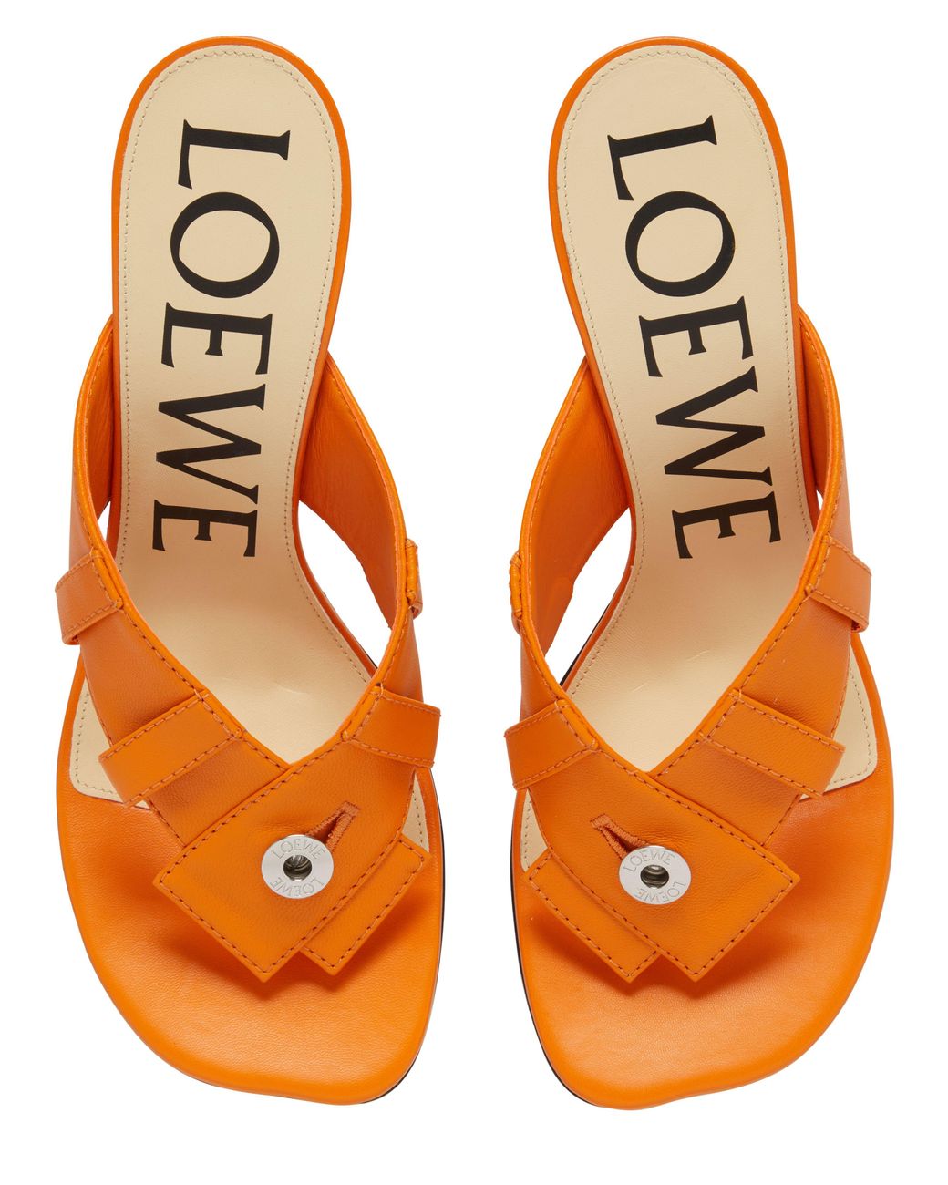 Loewe Toy Panta Toe Post Sandal 90 in Orange | Lyst Loewe Toy Panta Toe Post Sandal 90 in Orange | Lyst