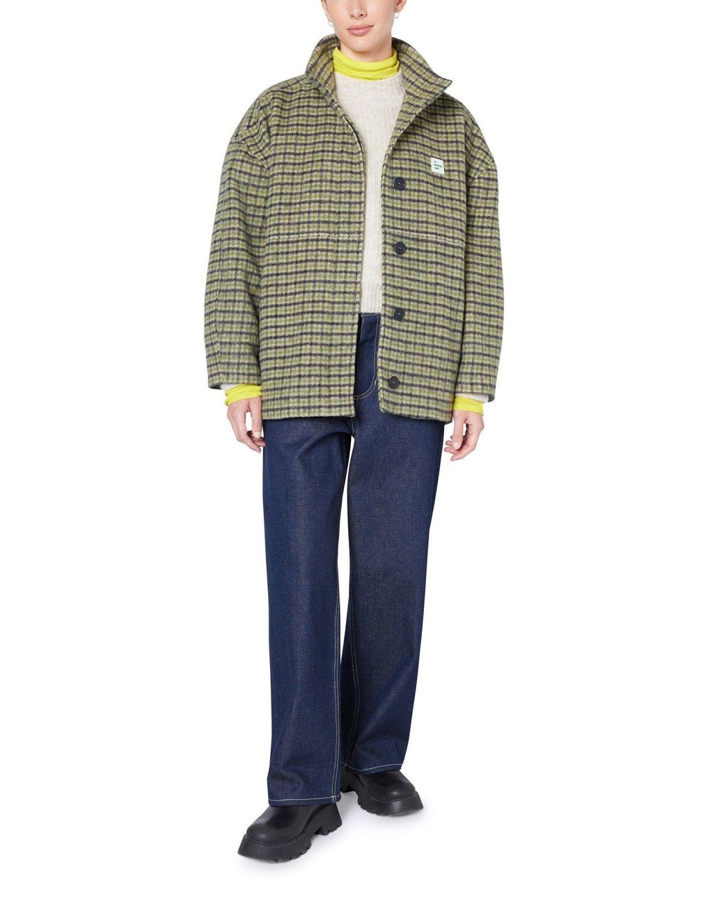 American Vintage Coat Wabistreet in Green | Lyst