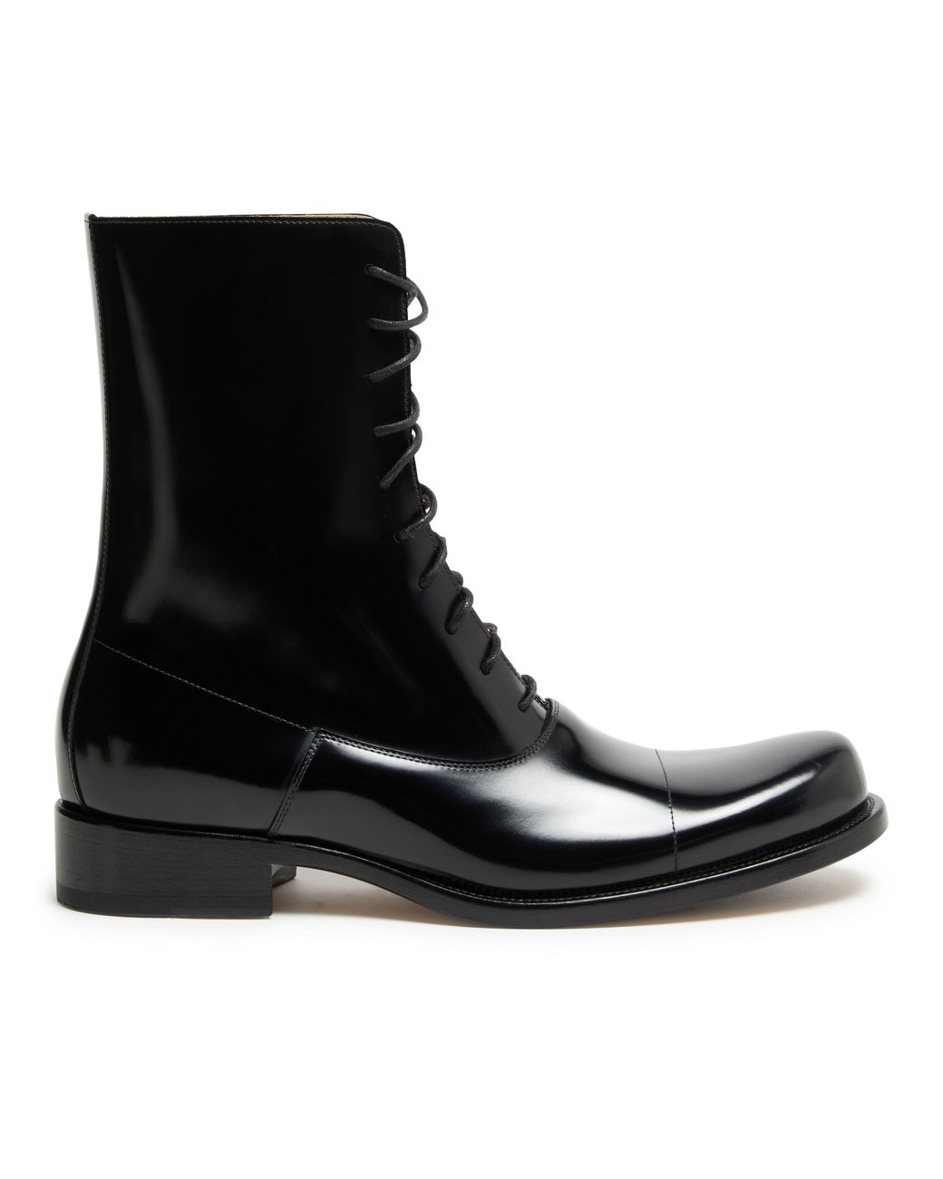 The Row Black Schnürstiefeletten Kai