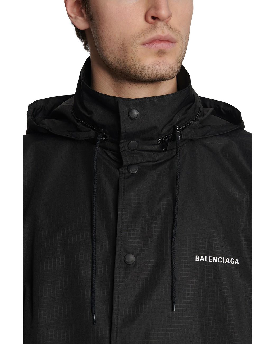 Balenciaga rain deals jacket mens