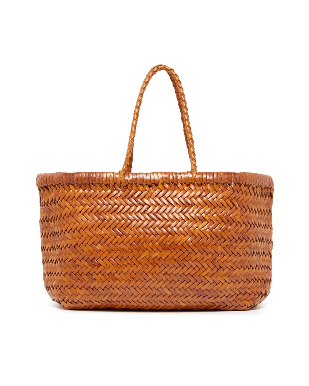 Mini Sac À Main Flat Gora Dragon Diffusion en coloris Brown