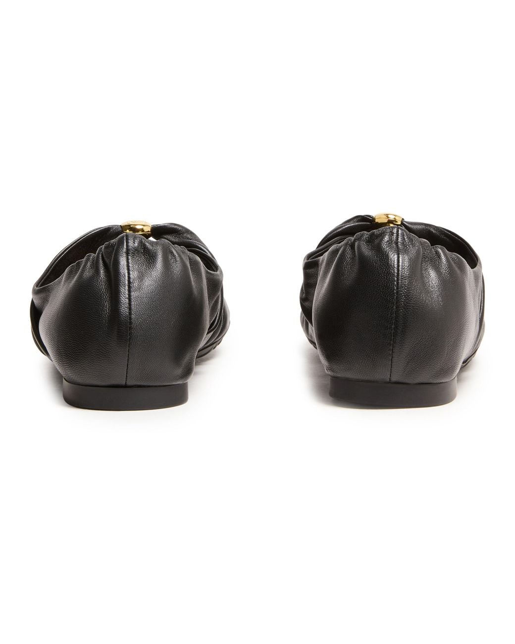 Loewe Black Pebble Soft Ballerinas
