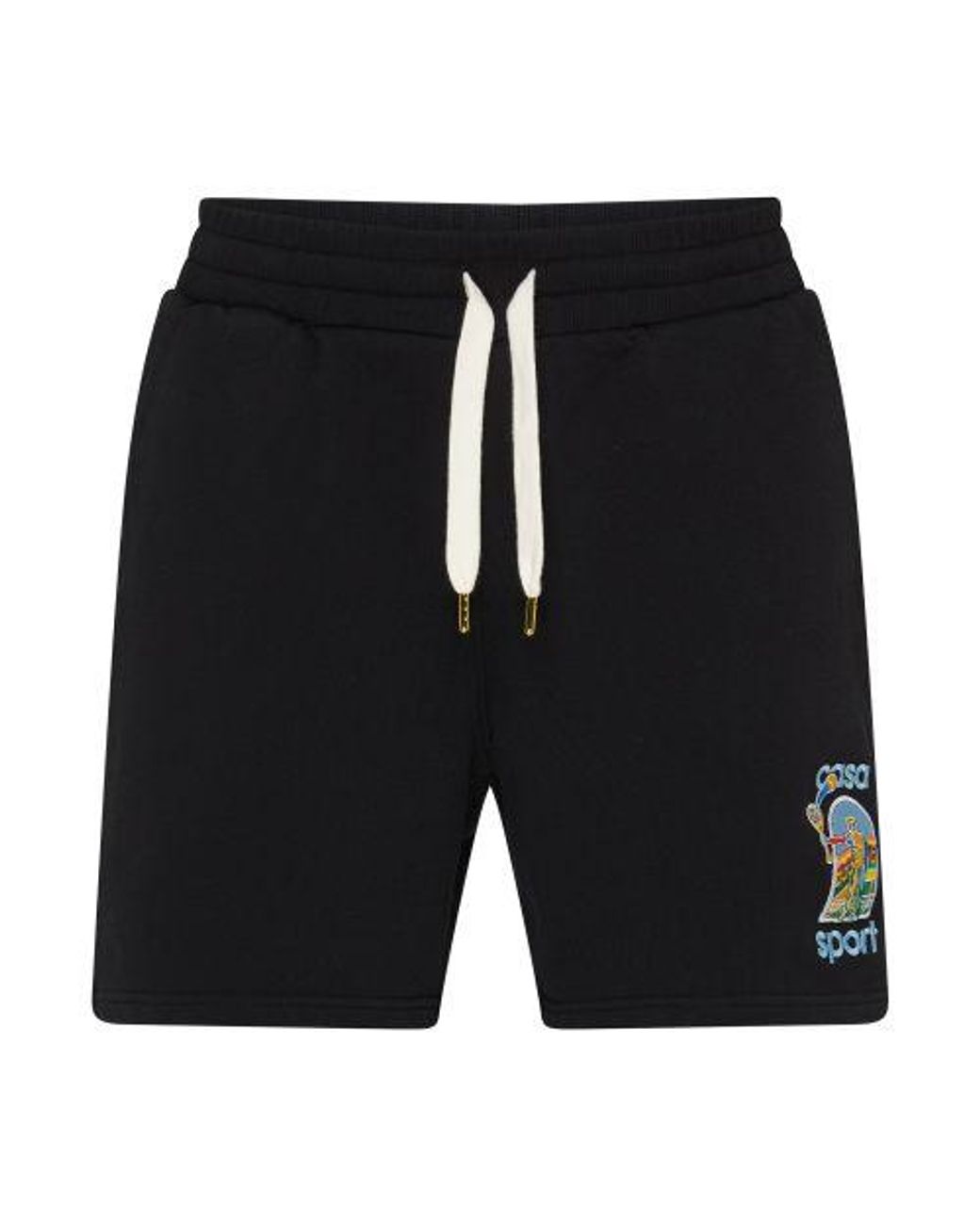 Casablancabrand Le Jeu Sweat Shorts in Black for Men Lyst UK
