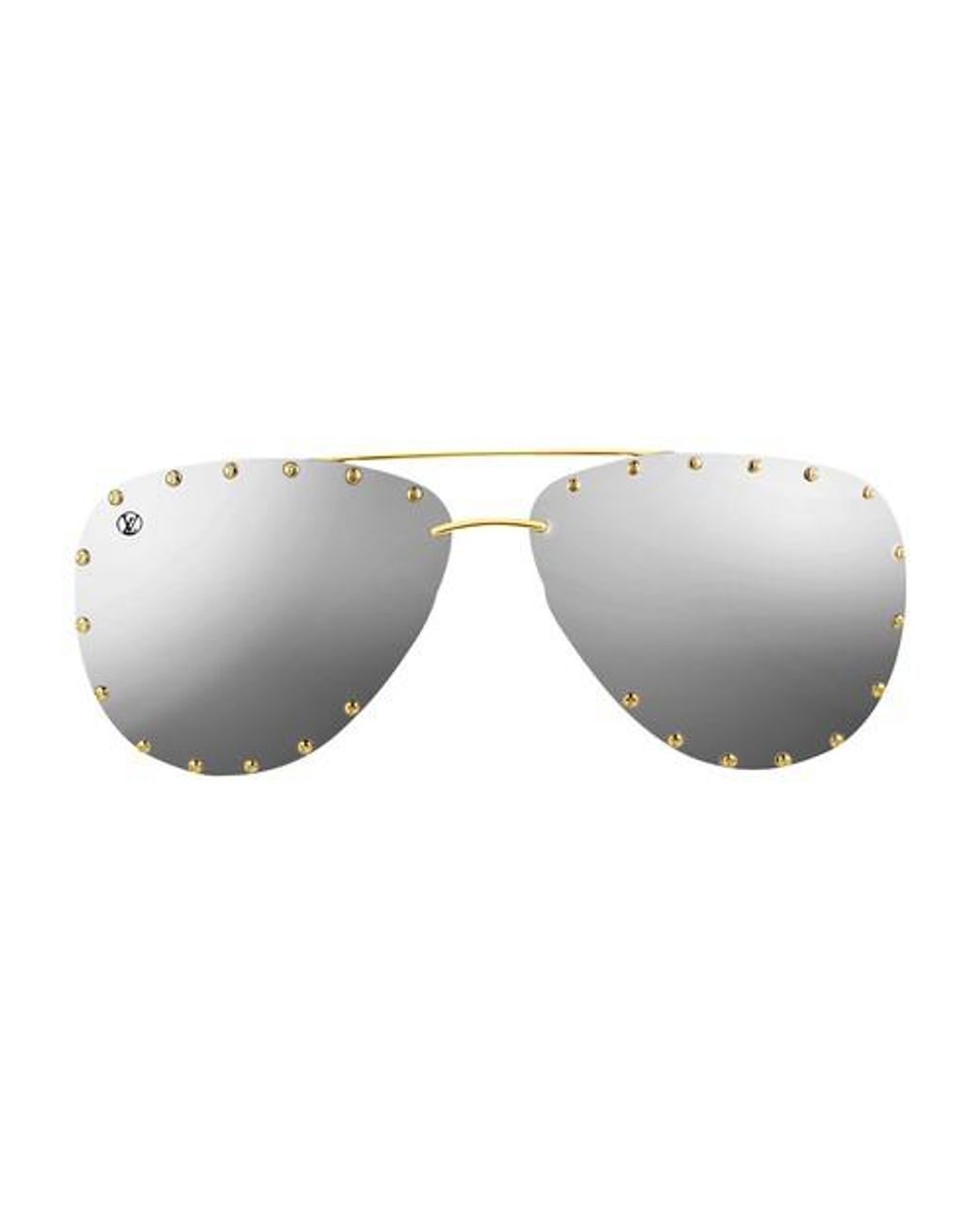 Sunglasses Louis Vuitton Silver in Metal - 34625379