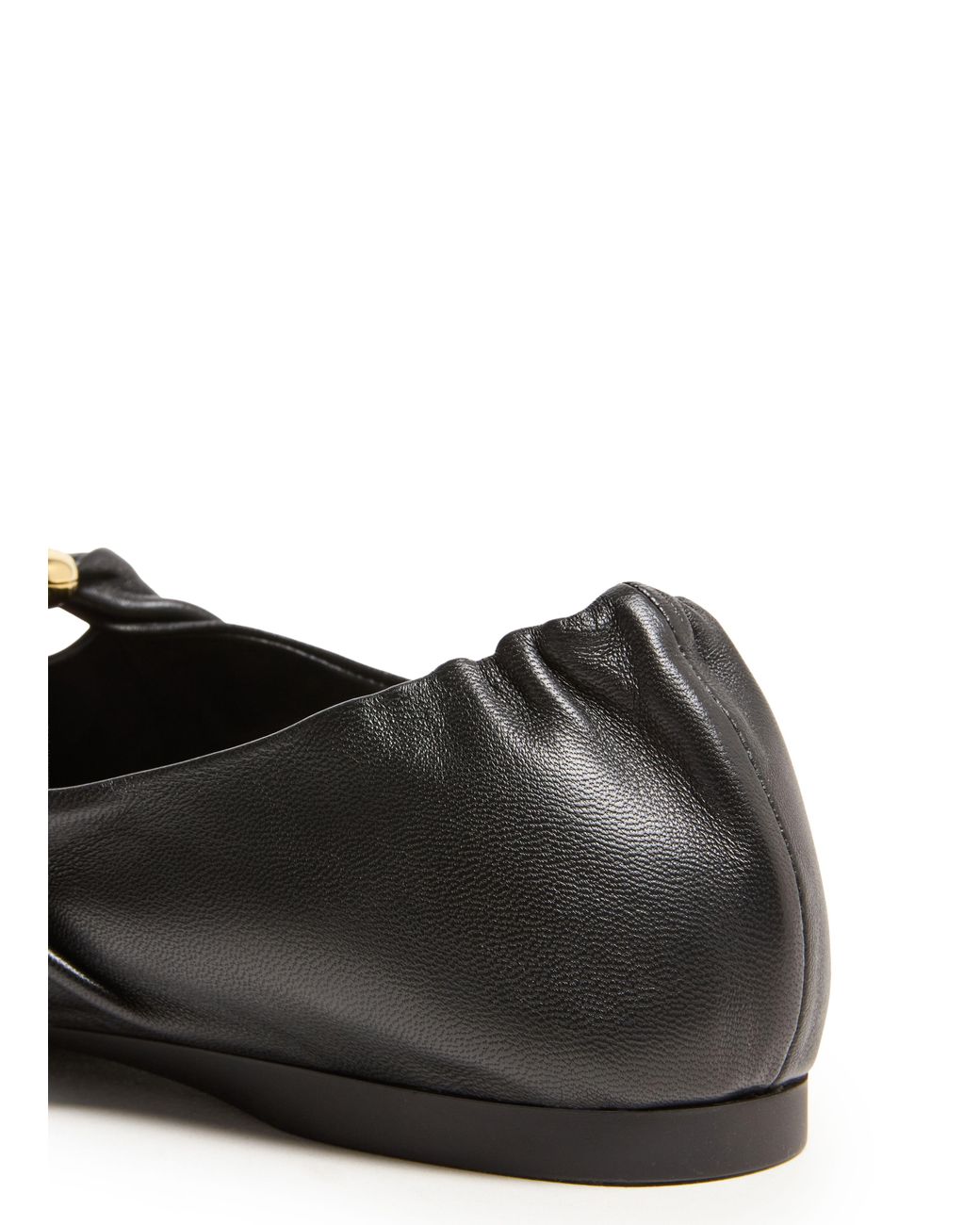 Loewe Black Pebble Soft Ballerinas