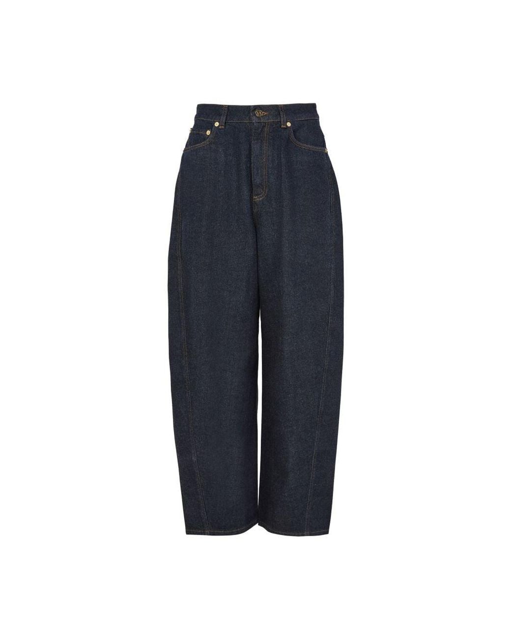 Givenchy Blue Raw Cocoon Jeans
