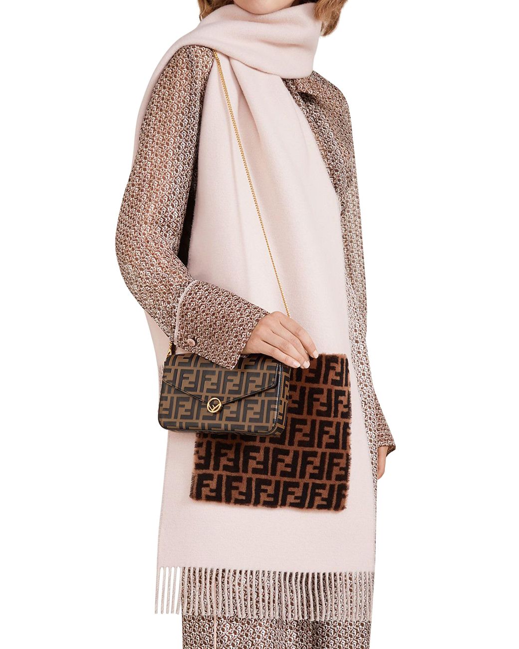 Fendi wallet on chain with pouches deals