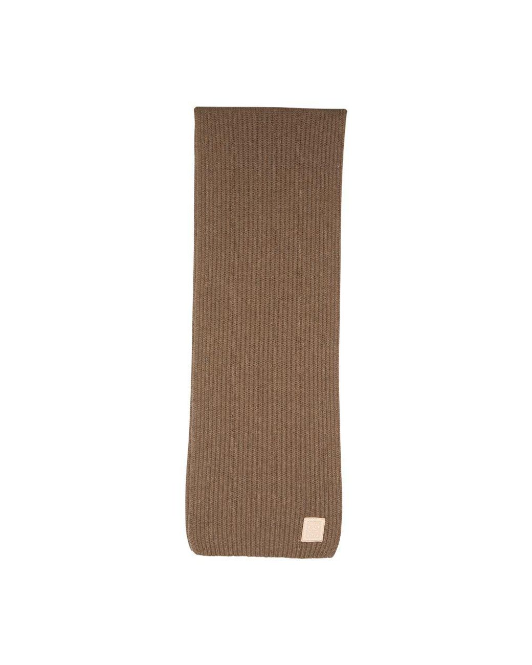 Loewe Brown Cashmere Scarf