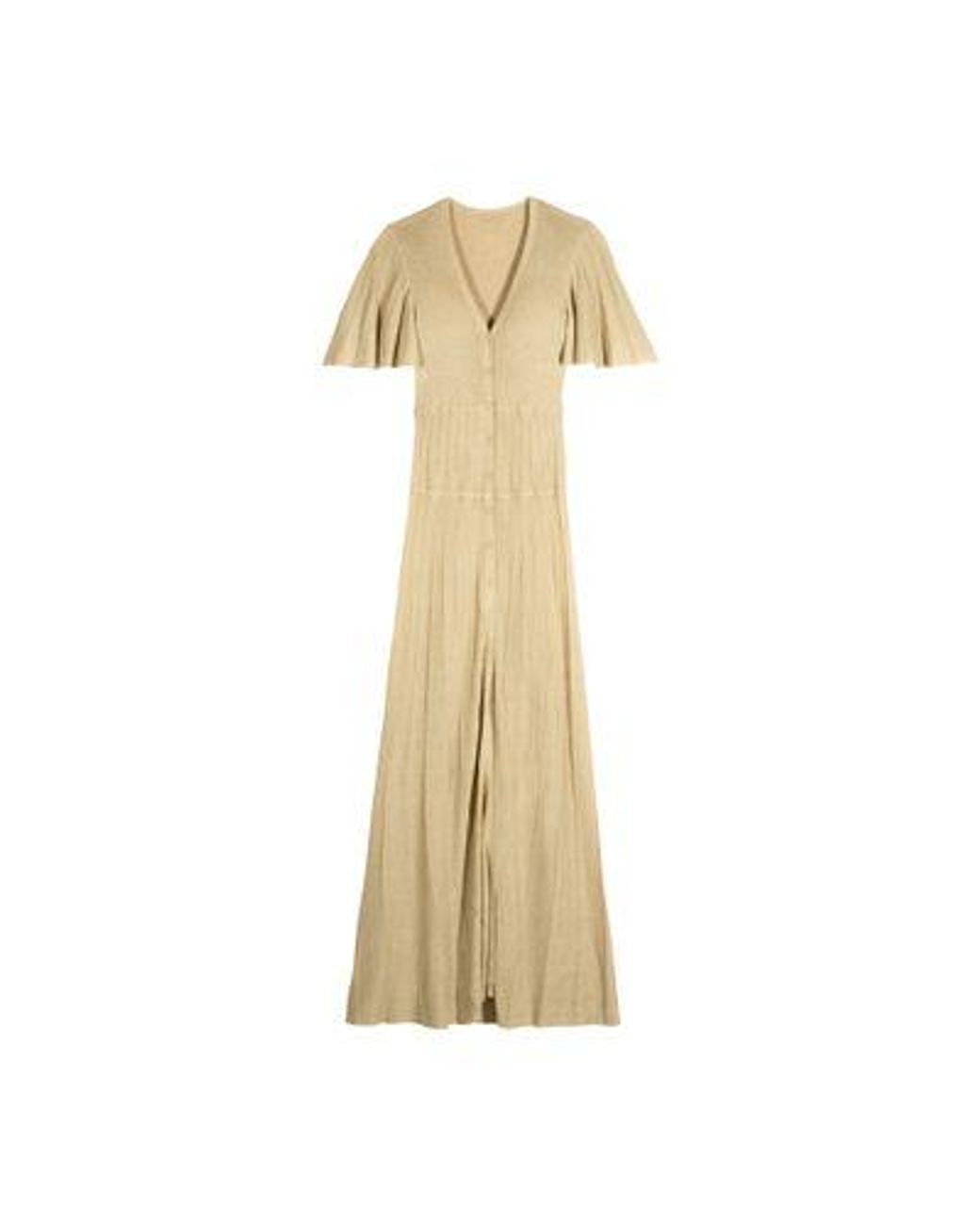ba&sh gold dress Ba&sh // Navy & Gold Striped Dress – VSP Consignment main image 0