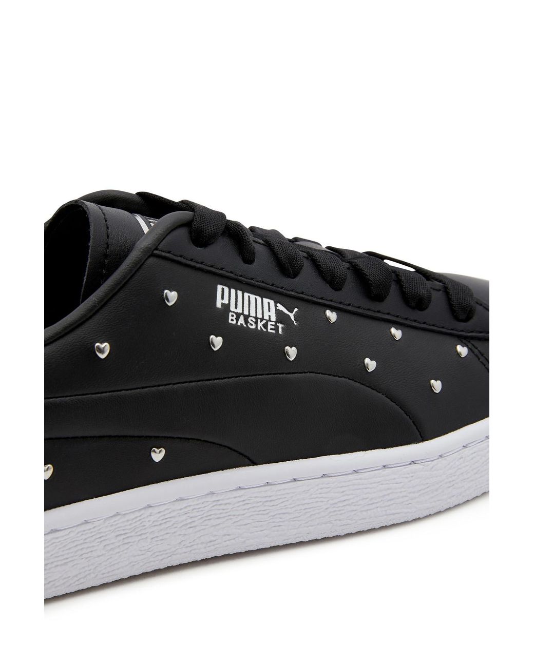 PUMA Studded Sneakers in Black - Lyst