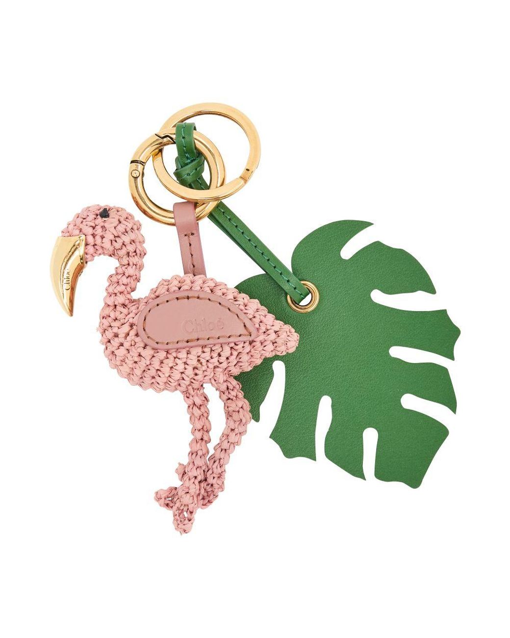 Chloé Green Chloé Symbols Keyring