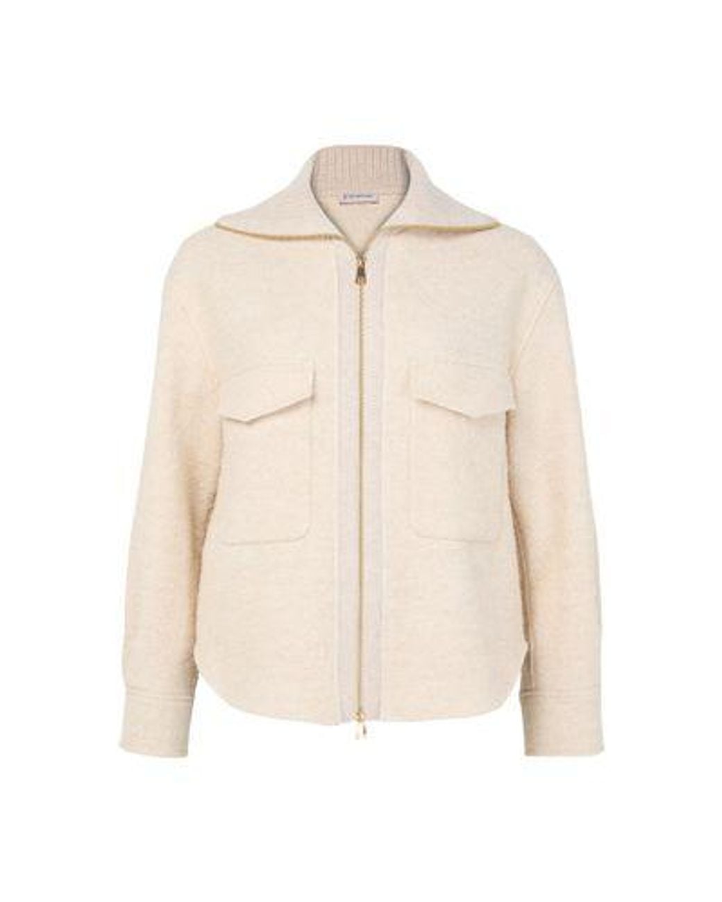 Moncler Natural Gezippt Overshirt