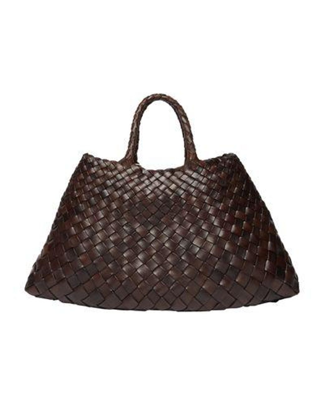 Dragon Diffusion Brown Santa Croce Small Handbag