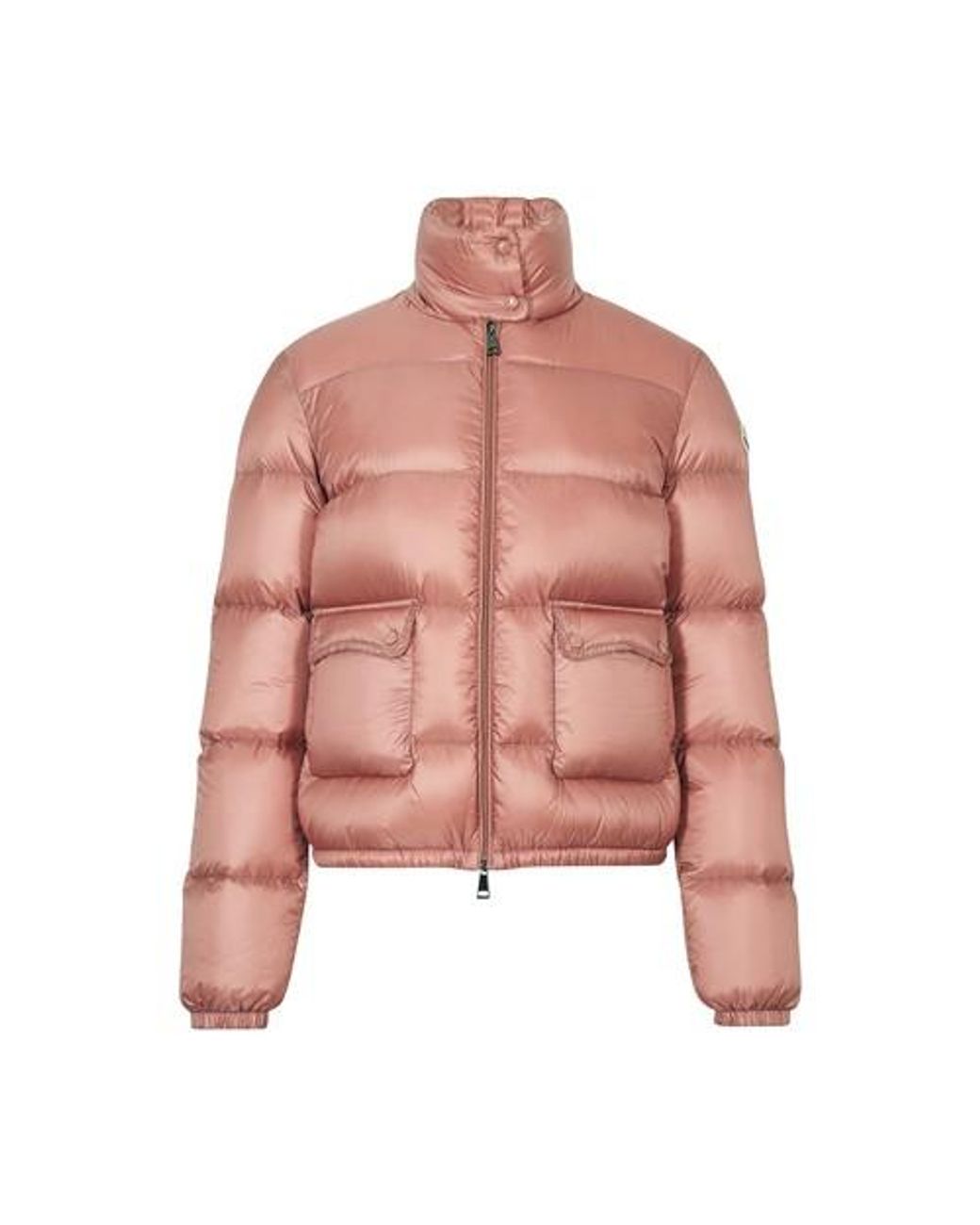 Moncler Lannic Water Resistant Lightweight Down Puffer Jacket in Pink ...