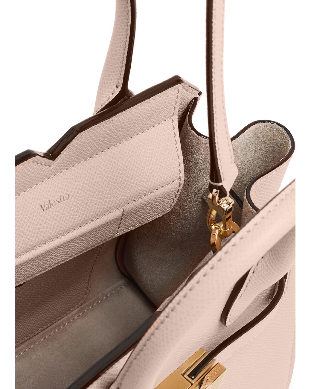 Valextra Pink Milano Micro Bag