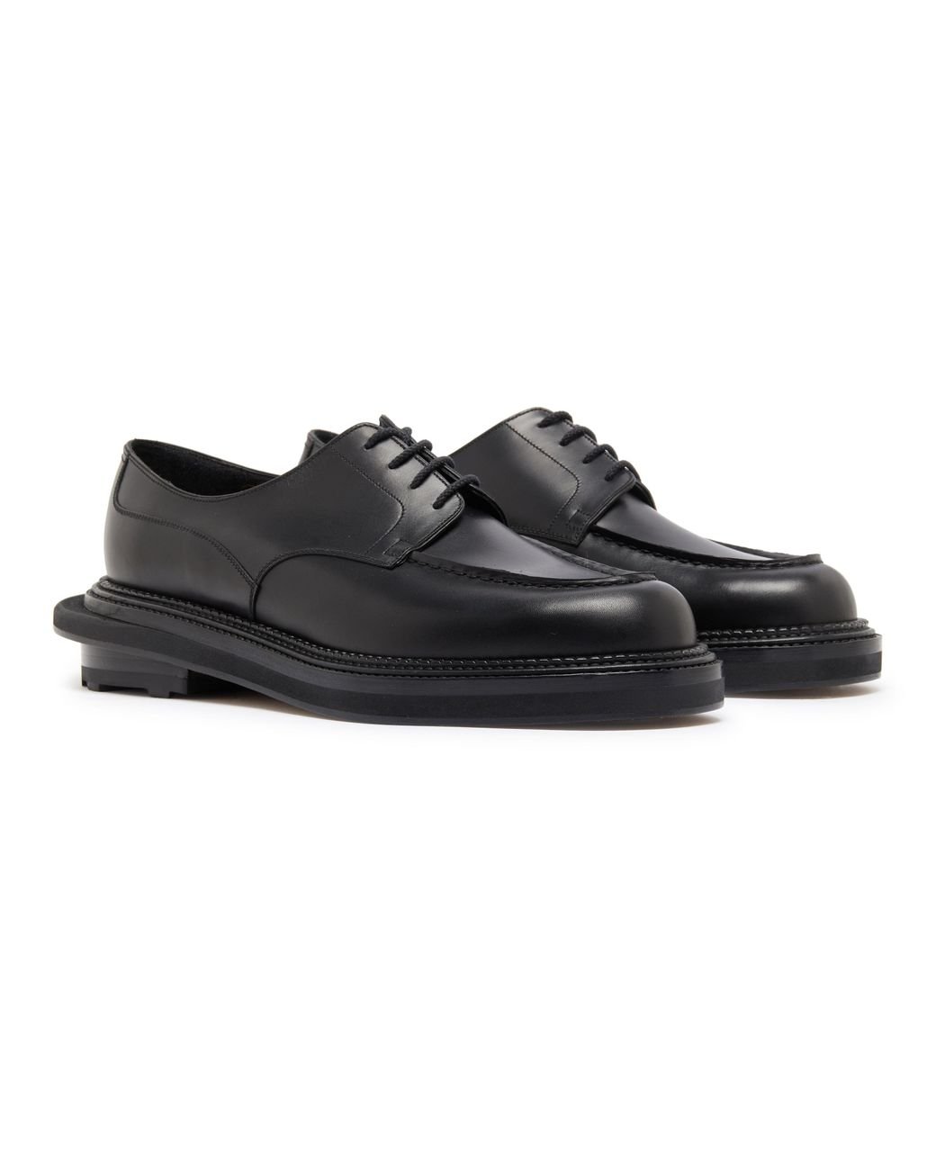 J.M. Weston Box Calf Golf Derbies in Black for Men | Lyst