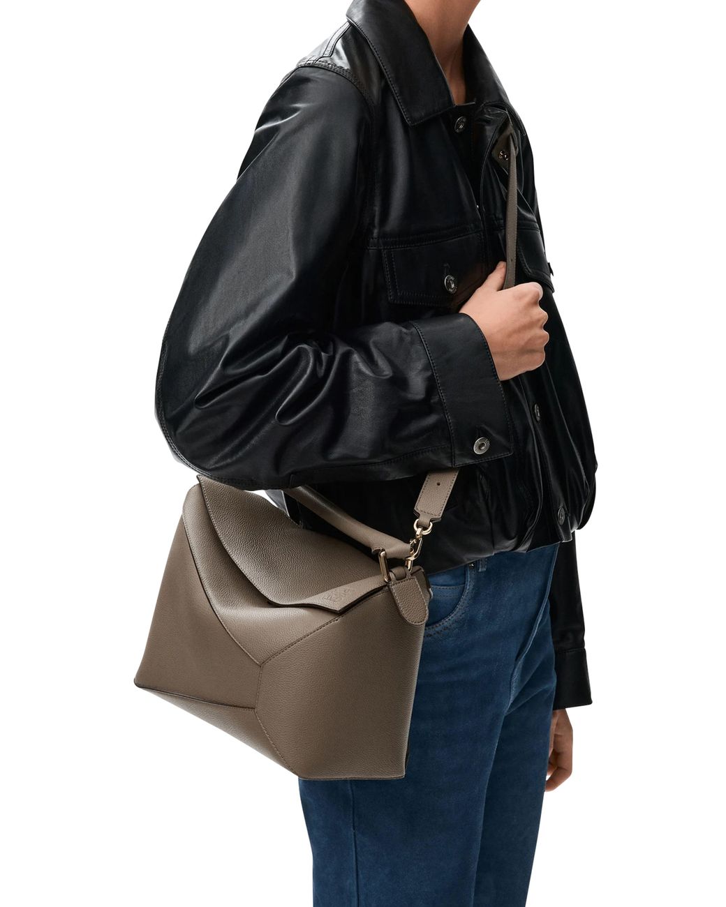 Loewe Natural Puzzle Edge Medium Bag