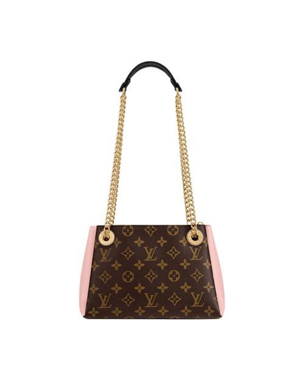 Louis Vuitton Surene BB Shoulder Bag Monogram Canvas Leather Brown