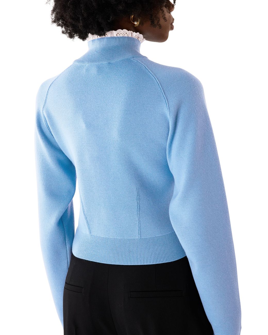 Pull À Col Boutonné Chloé en coloris Blue