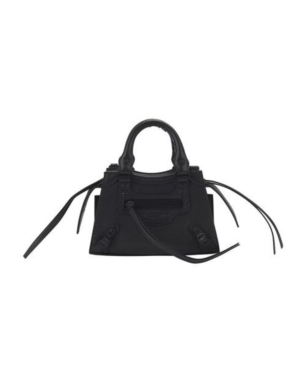 Balenciaga Neo Classic Nano Top Handle Bag in Black - Lyst