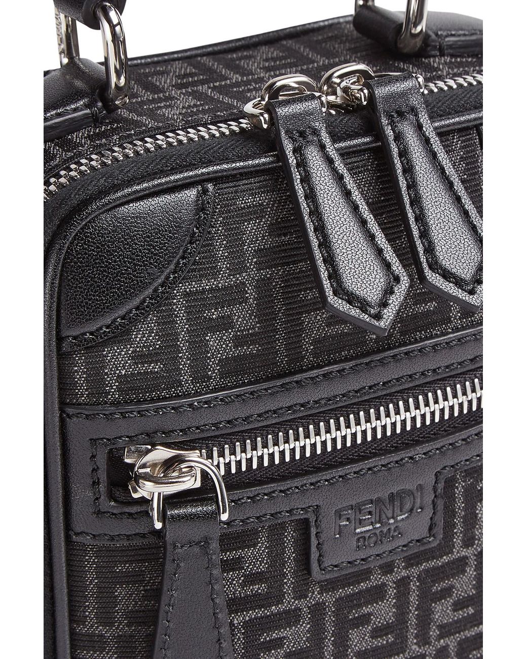 Fendi Travel Mini Bag in Black for Men | Lyst Fendi Travel Mini Bag in Black for Men | Lyst