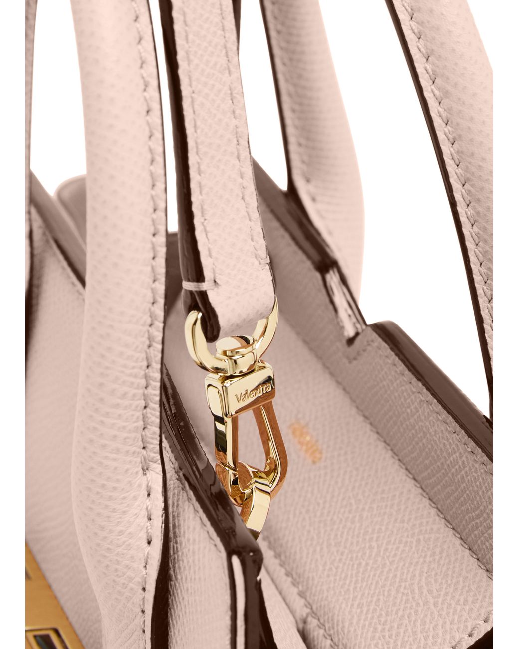 Valextra Pink Milano Micro Bag