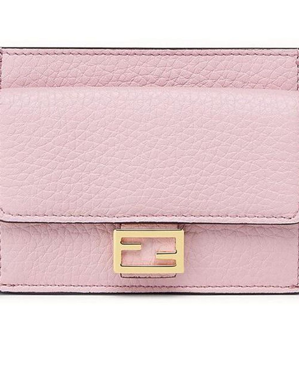 fendi card holder pink