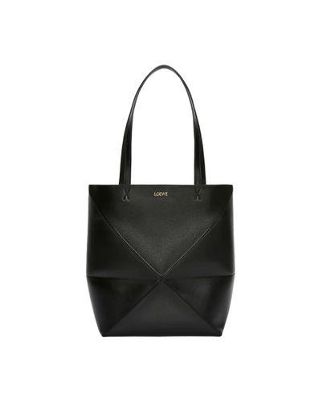 Loewe Black Puzzle Tote Bag