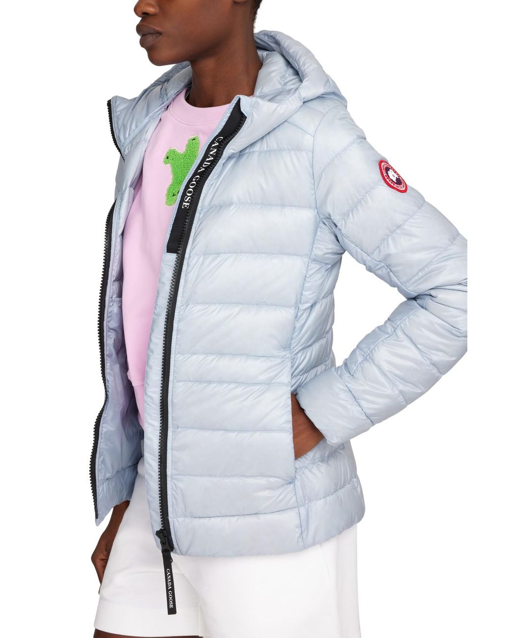 Canada Goose Cypress Hooded Down Jacket in Blue | Lyst Canada