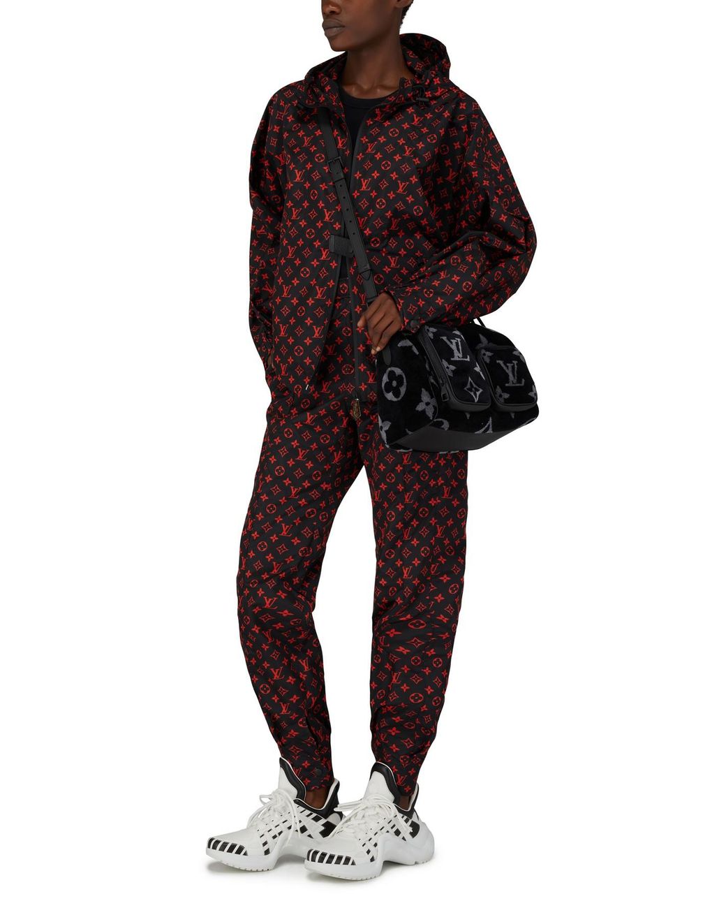 louis vuitton tracksuit brown