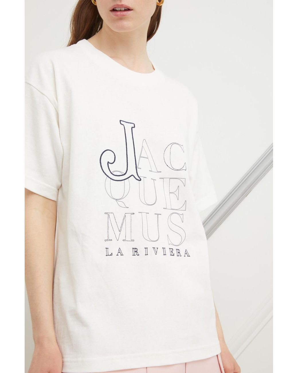 T-shirt Riviera Jacquemus en coloris Blanc | Lyst