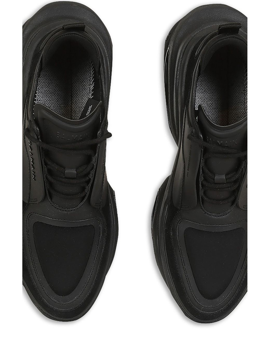 Balmain B-bold Low Sneakers in Black for Men | Lyst