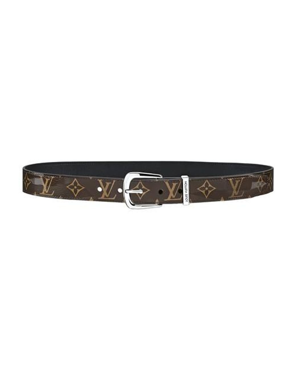 Louis Vuitton Ouest 30mm Belt in Black for Men | Lyst