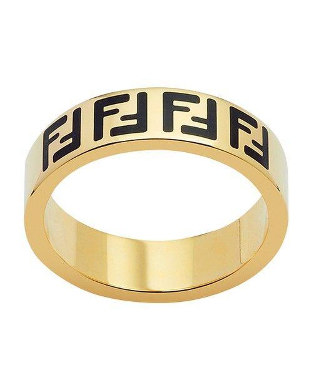 Fendi Forever Ring in Metallic Lyst