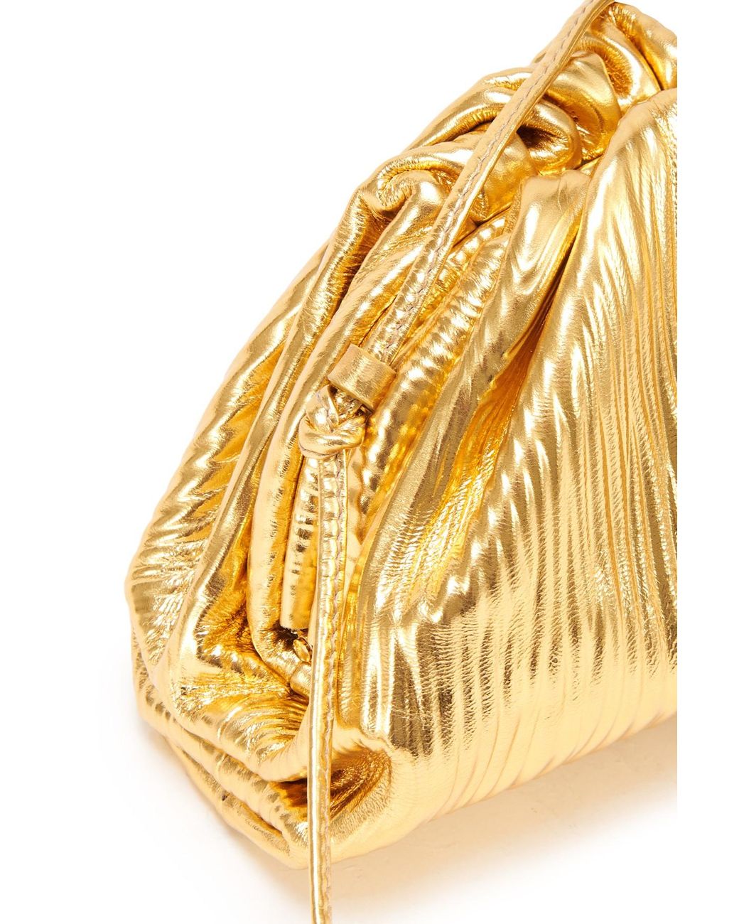 bottega gold mini pouch