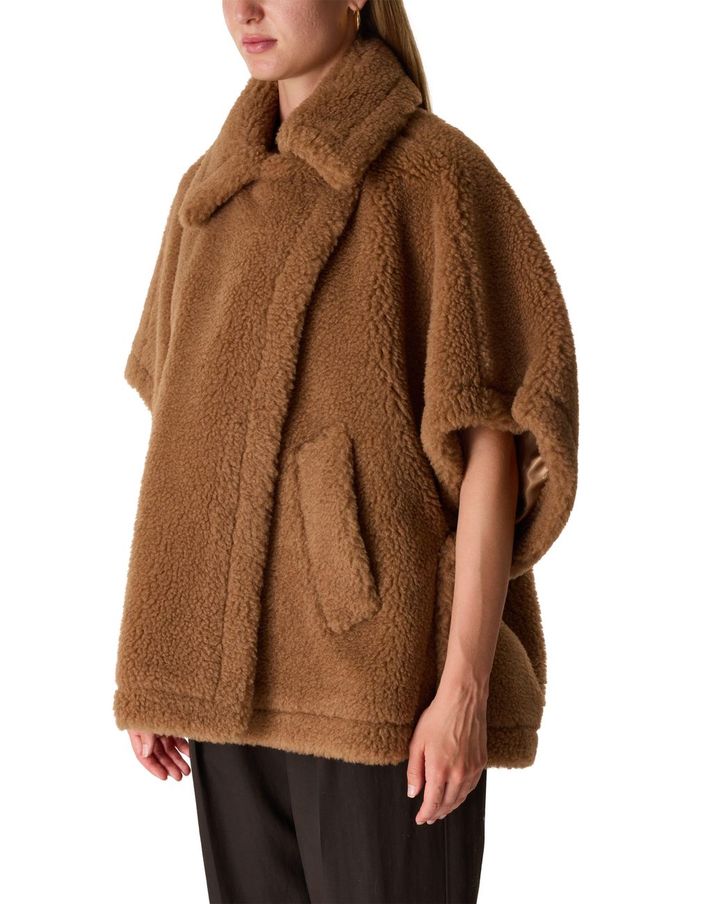 Max Mara Brown Tebe Teddy Cape