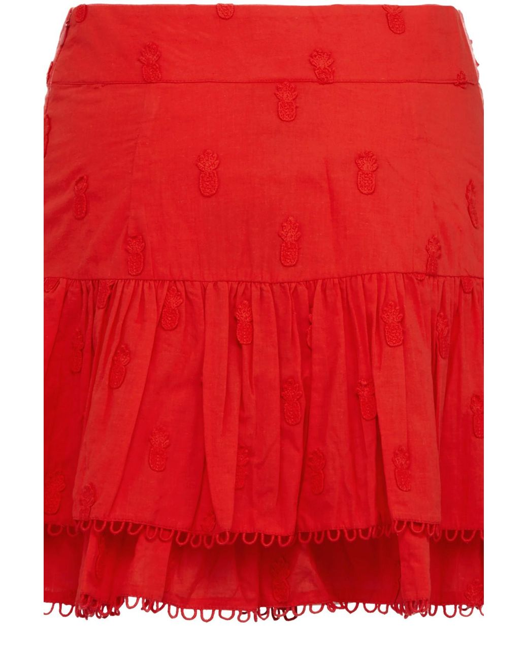 FARM Rio 3d Pineapple Mini Skirt in Red | Lyst Canada
