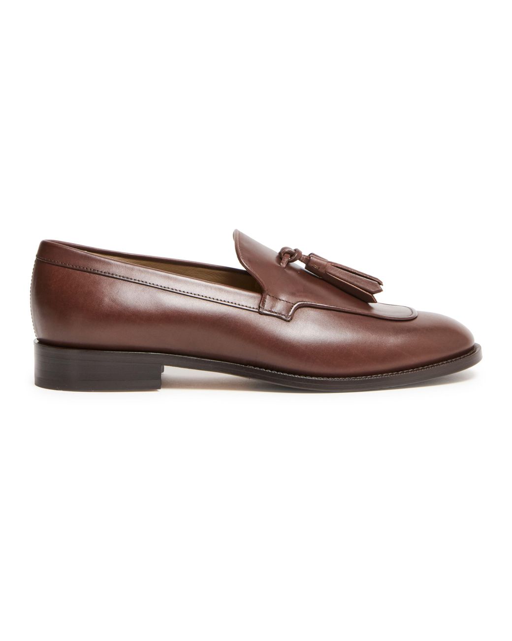 Max Mara Brown Leather Loafers